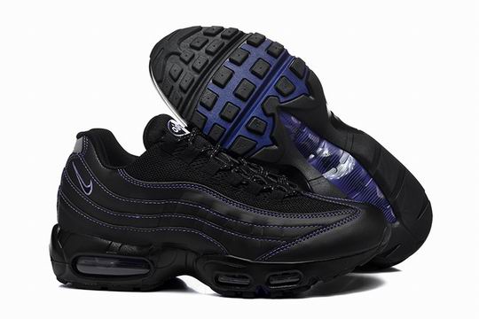 Cheap Nike Air Max 95 Black Men's Shoes-53